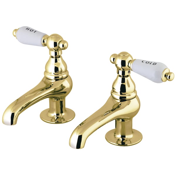 Basin Faucet, Polished Brass
